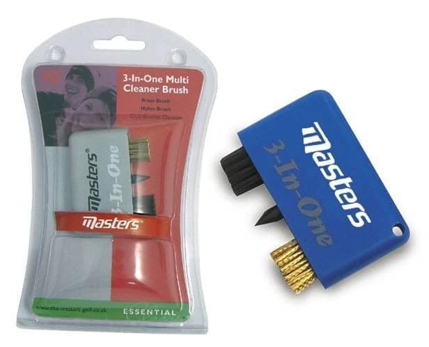Masters 3 In 1 Golf Club Cleaning Brush 1 Masters 3 In 1 Golf Club Cleaning Brush