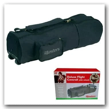 Masters Deluxe Golf Travel Flight Cover With Wheels 1 Masters Deluxe Golf Travel Flight Cover With Wheels